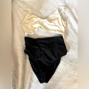 Black and White bathing suit